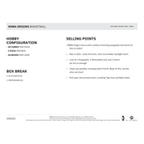 2024 Panini Origins WNBA Basketball Hobby Box