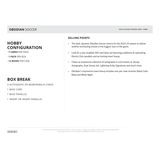 2023/24 Panini Obsidian Soccer Hobby 12 Box Case