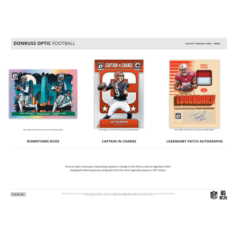 2024 Panini Donruss Optic Football Hobby 12 Box Case
