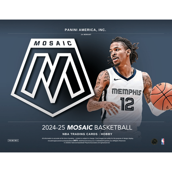2024/25 Panini Mosaic Basketball Hobby 12 Box Case