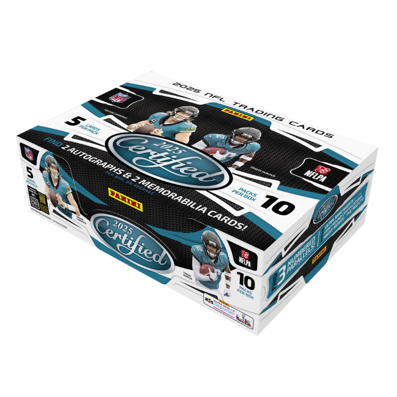 2025 Panini Certified Football Hobby 16 Box Case